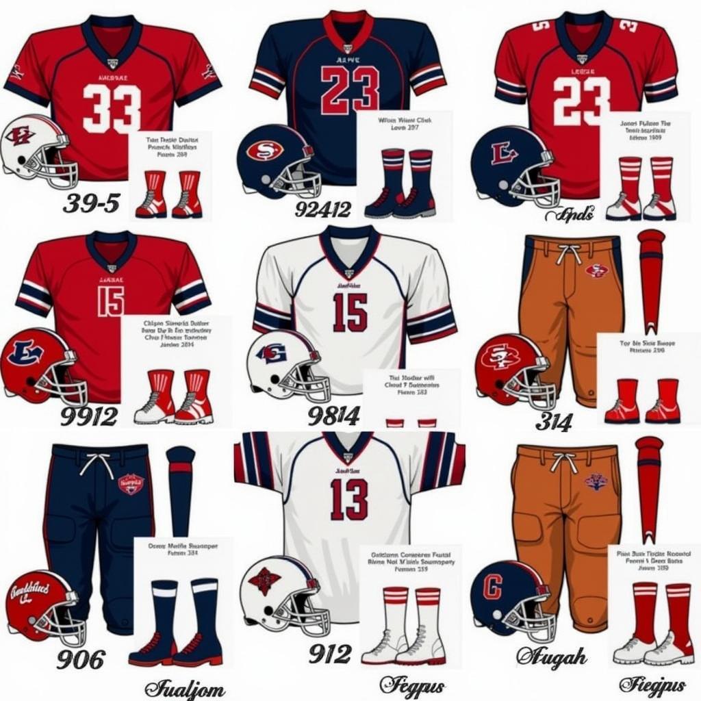 Jax State Football Uniforms Through the Years