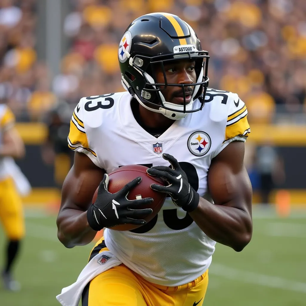 Jaylen Warren in Pittsburgh Steelers Uniform