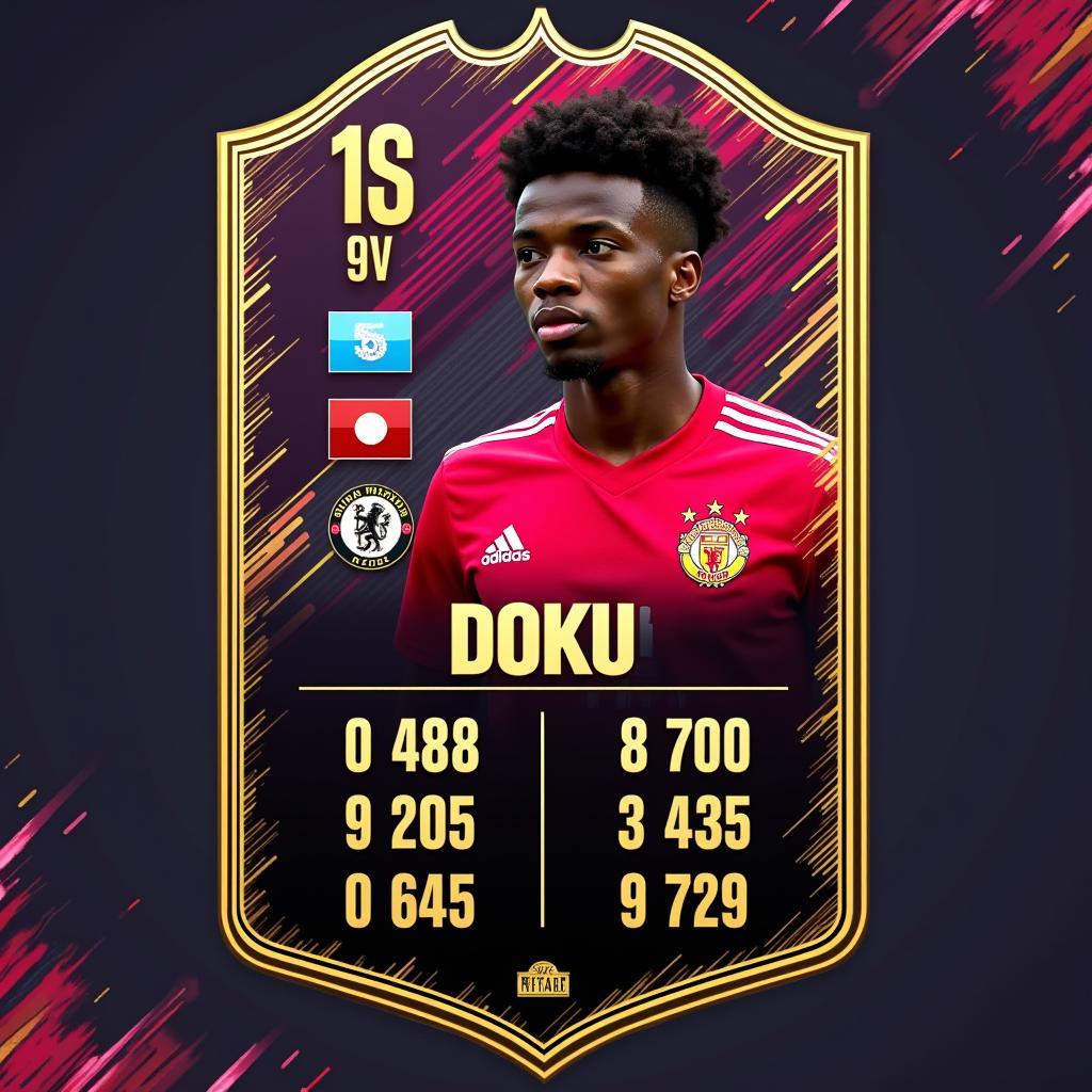 Jeremy Doku FIFA 23 card