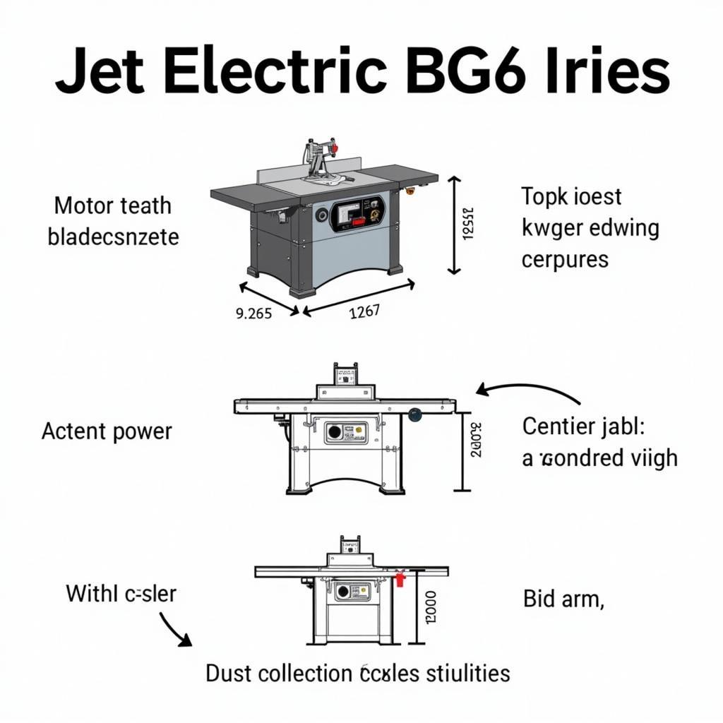 Jet Electric BG 6 Jointer Features and Specifications