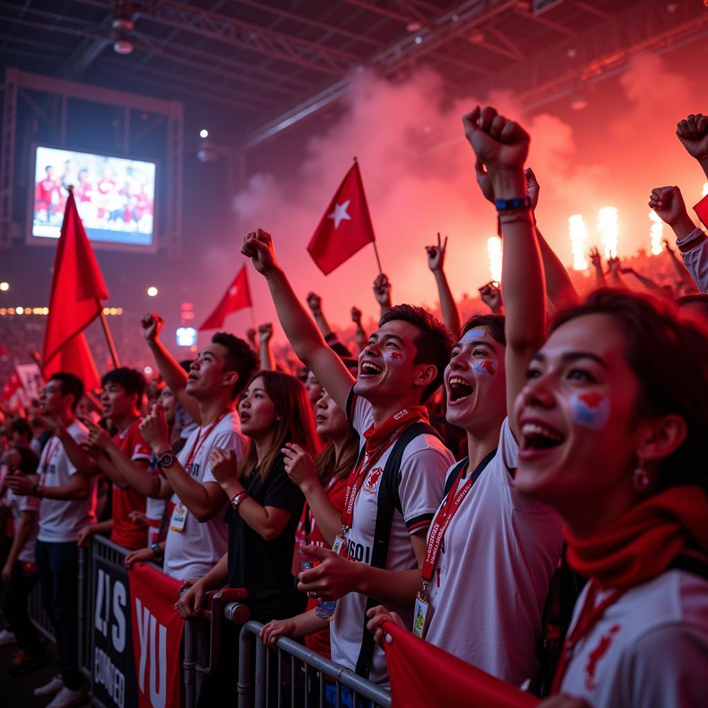 Jisu Tiyu Fans Cheering