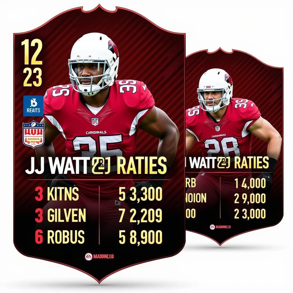 JJ Watt Madden 23 Player Card