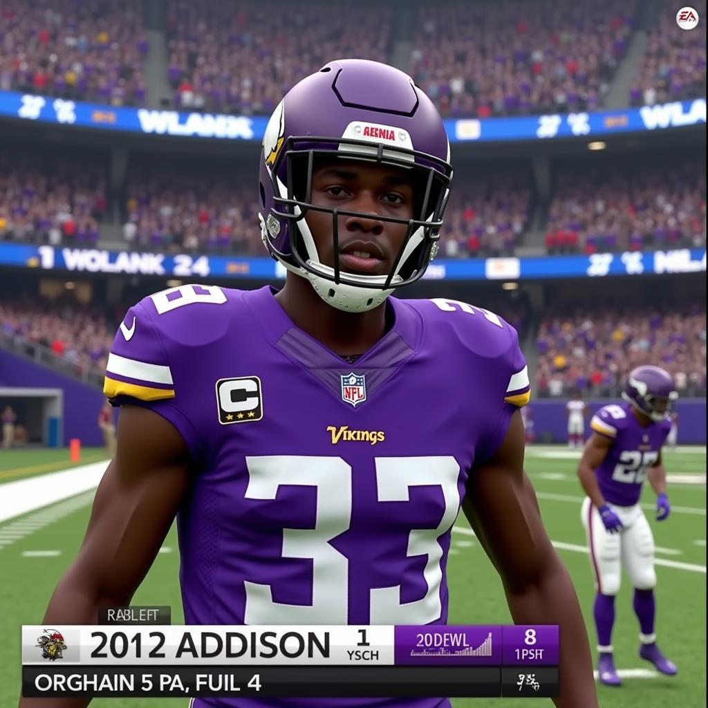 Jordan Addison Madden 24 Overall Rating