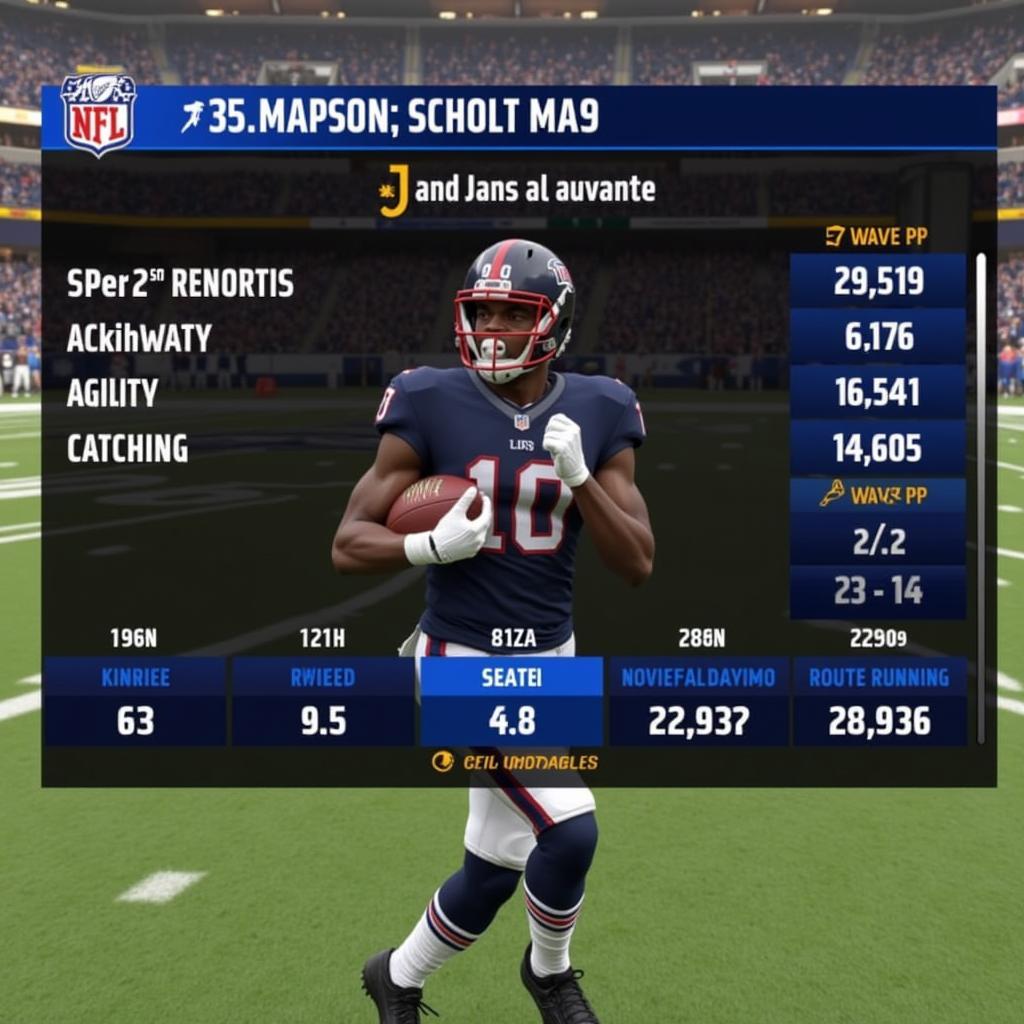 Jordan Addison Madden 24 Receiving Stats