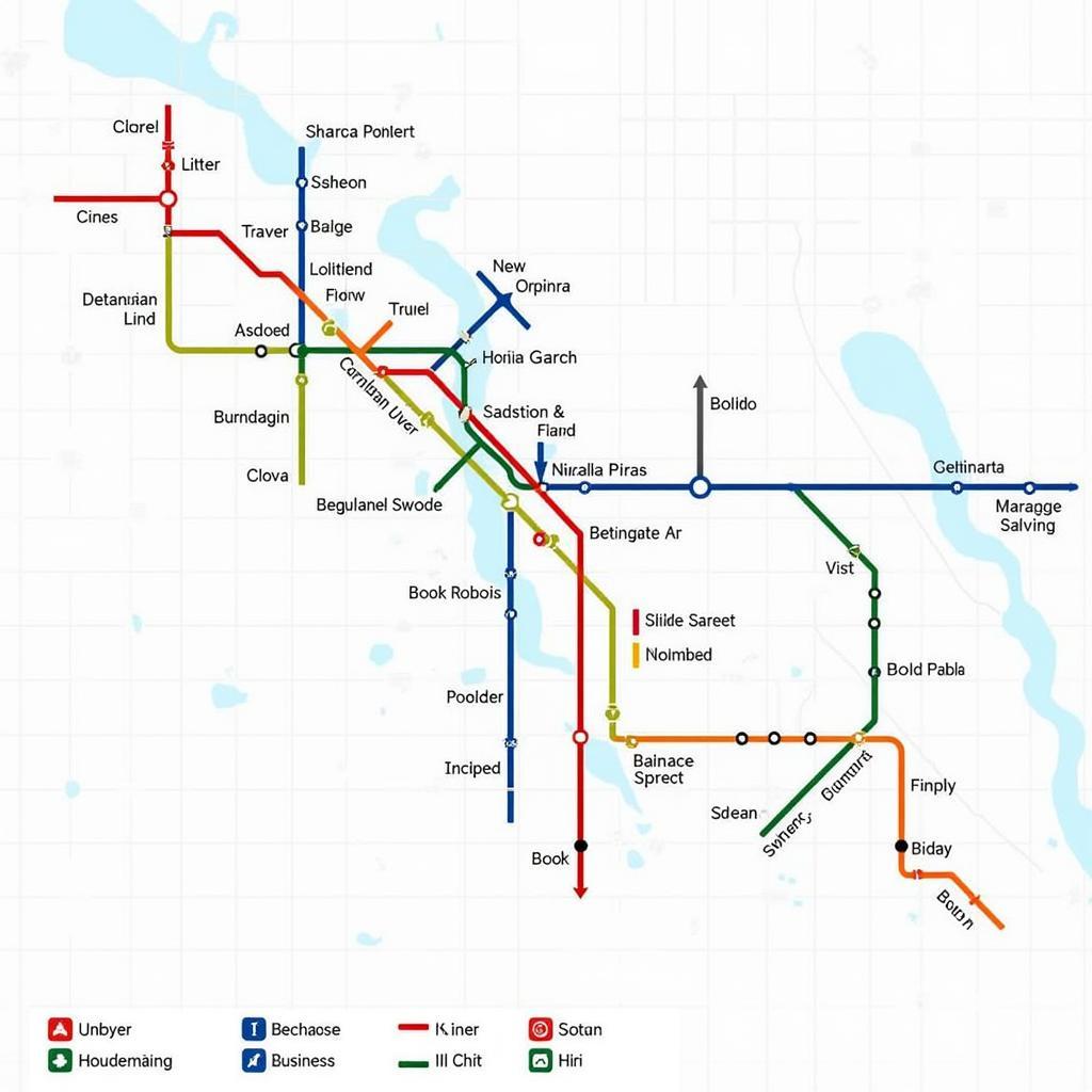 Public Transport Map of Jump City