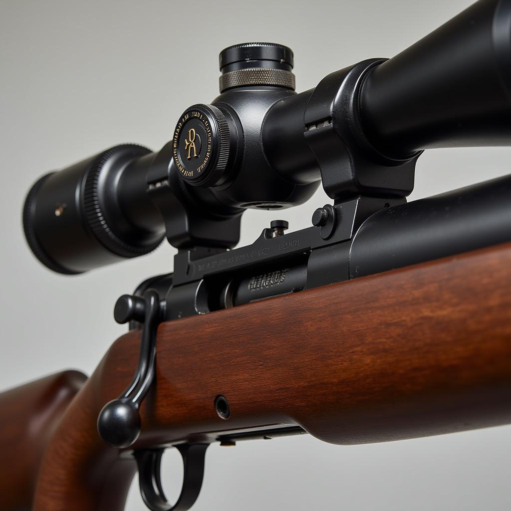 Swiss K31 Rifle with Original Scope Mounted