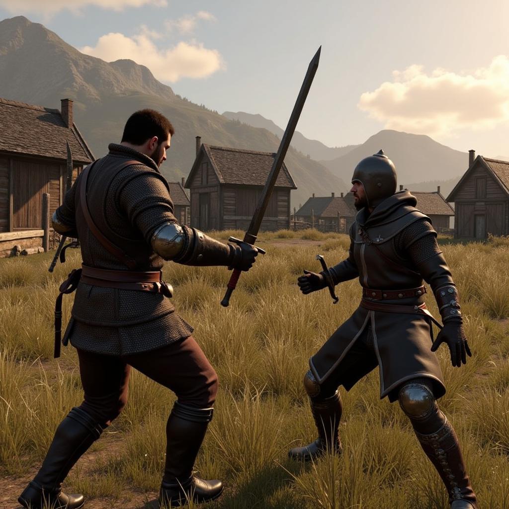 Kingdom Come Deliverance combat on Xbox