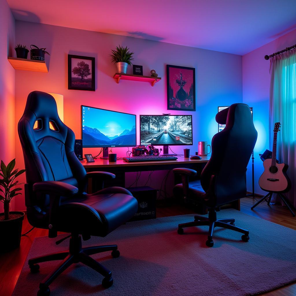 Kelly Wirtz's impressive gaming setup