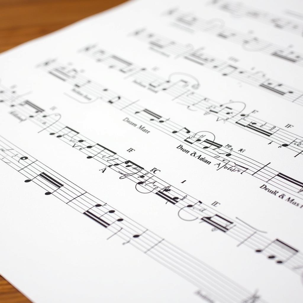 Sheet Music for Kick It Drumline Cadence