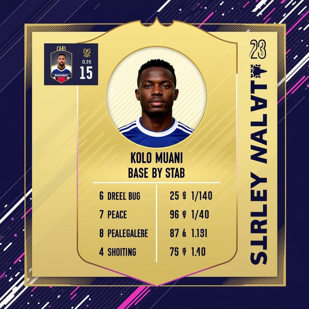 Kolo Muani FIFA 23 Base Card Stats