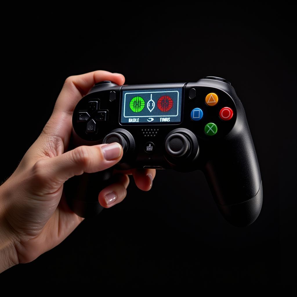 Konami Code being entered on a gaming controller