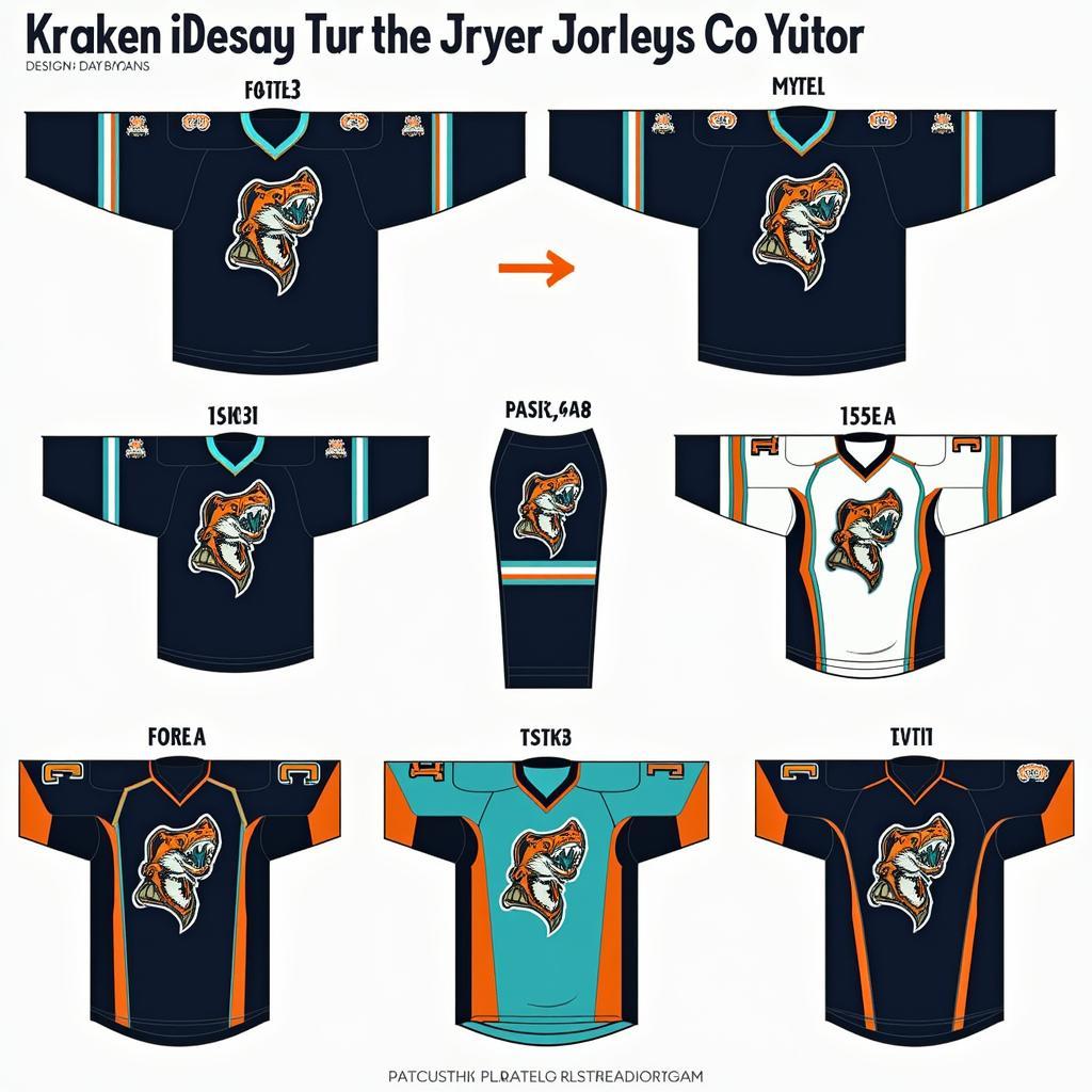 Kraken Dunn jersey design evolution