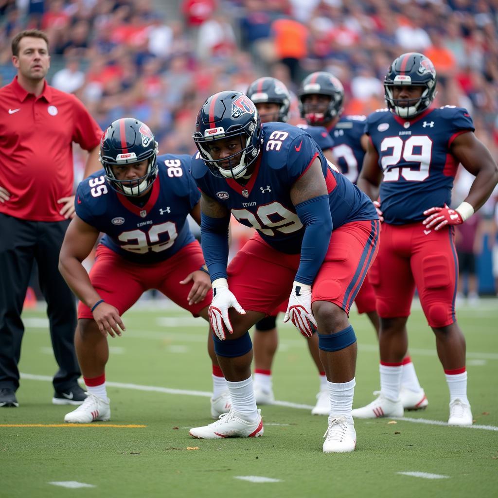 LA Tech Defensive Line Drills