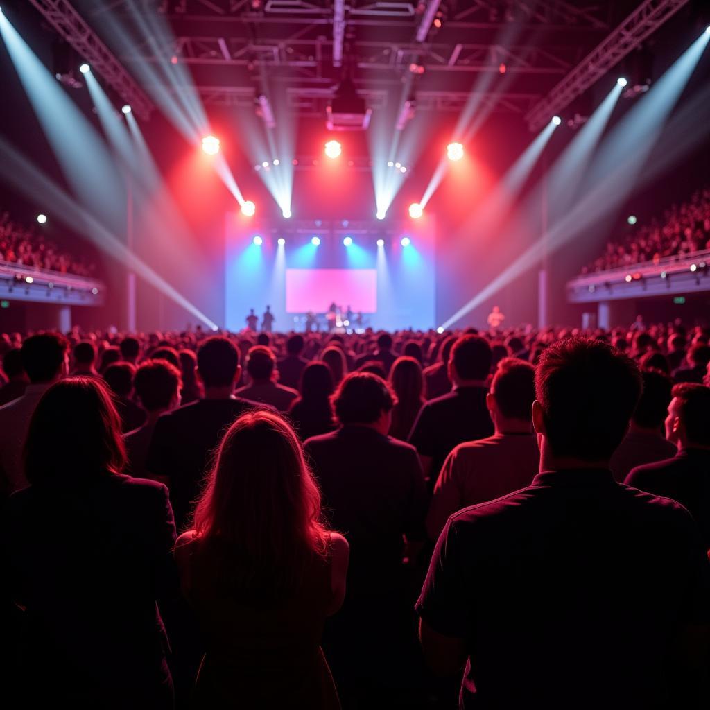 Las Vegas Show Audience Enjoying the Performance