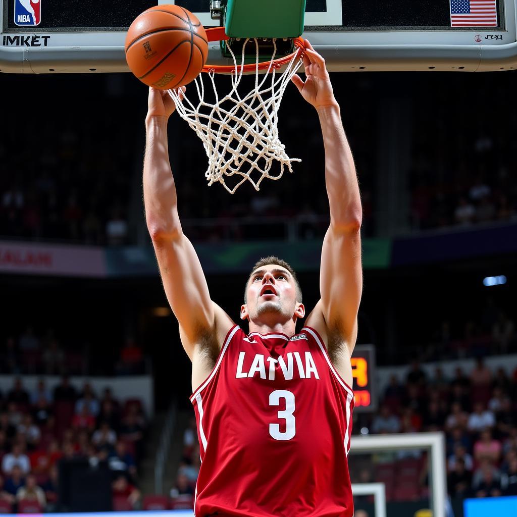 Latvian Star Player Kristaps Porzingis