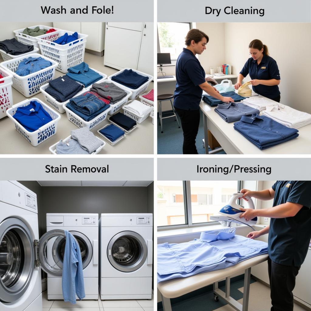 Various Laundry Services Offered