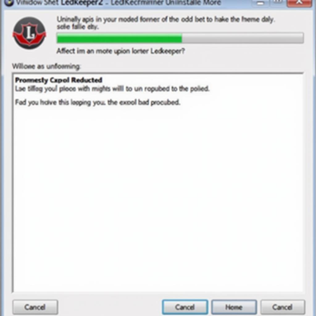 Using the Ledkeeper2 Uninstaller