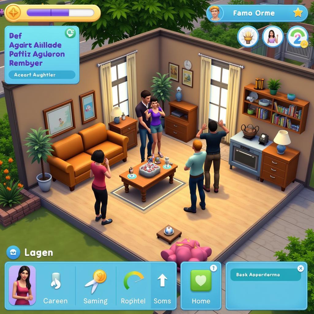 Gameplay Screenshot of the Sims 4 Legacy Challenge