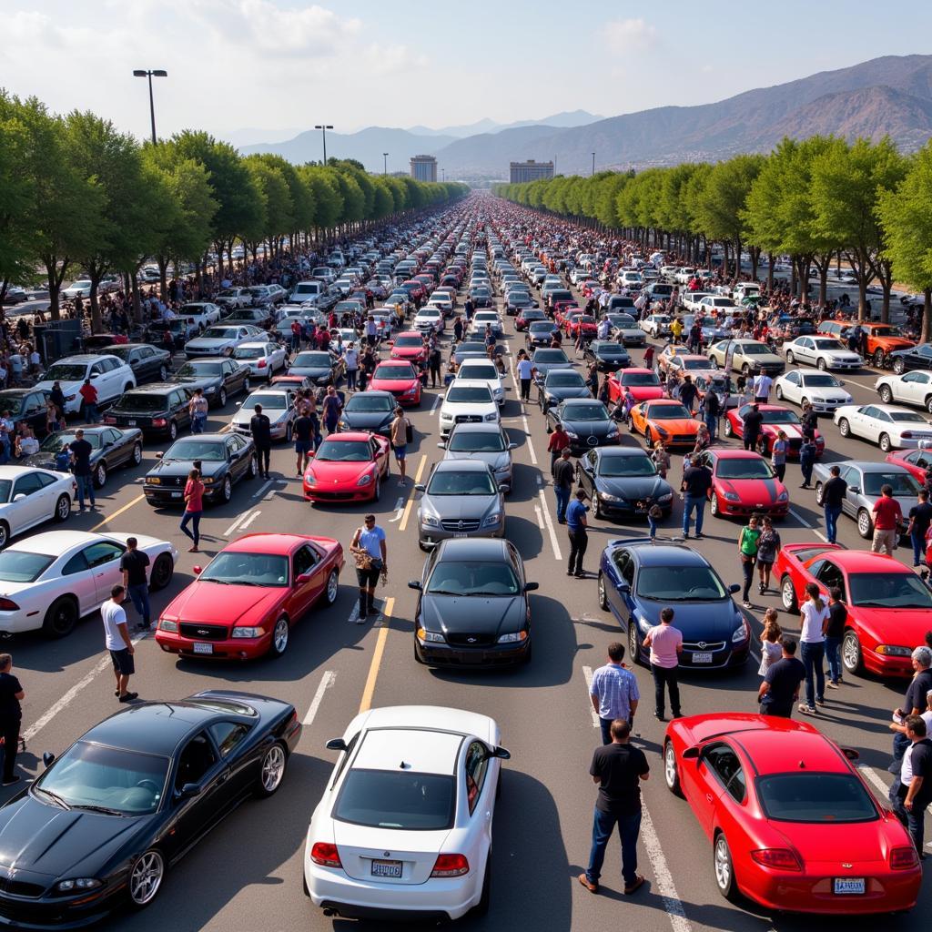 Legal Car Meet in Mexico