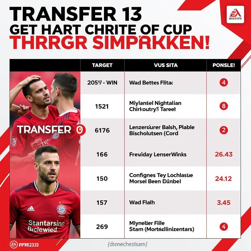 Potential Transfer Targets for Leverkusen in FIFA 23