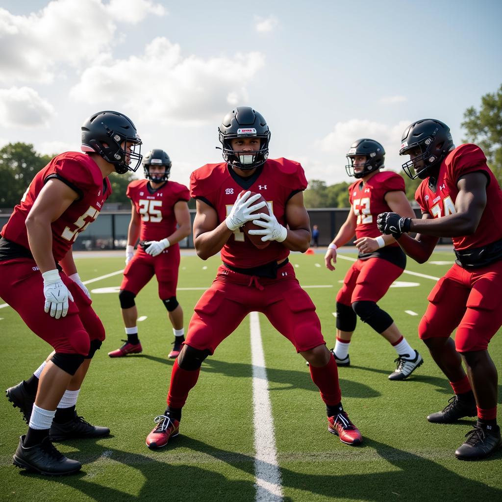 Liberty Flames Practice Session