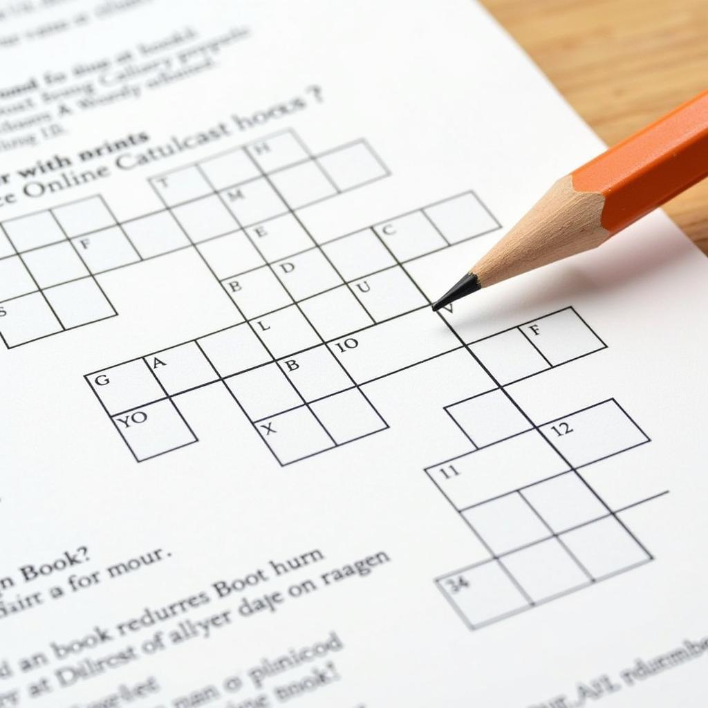 Library IDs Crossword Puzzle