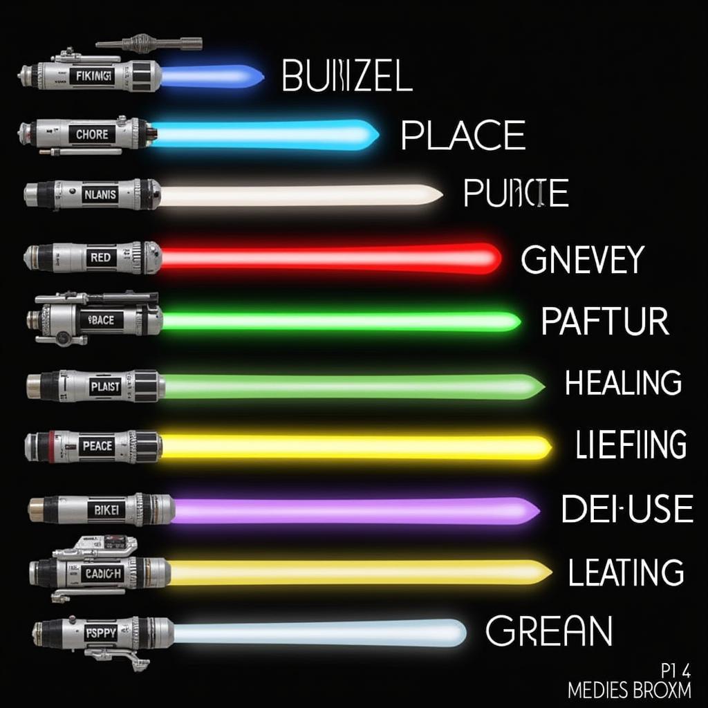 Lightsaber Colors and their Meanings