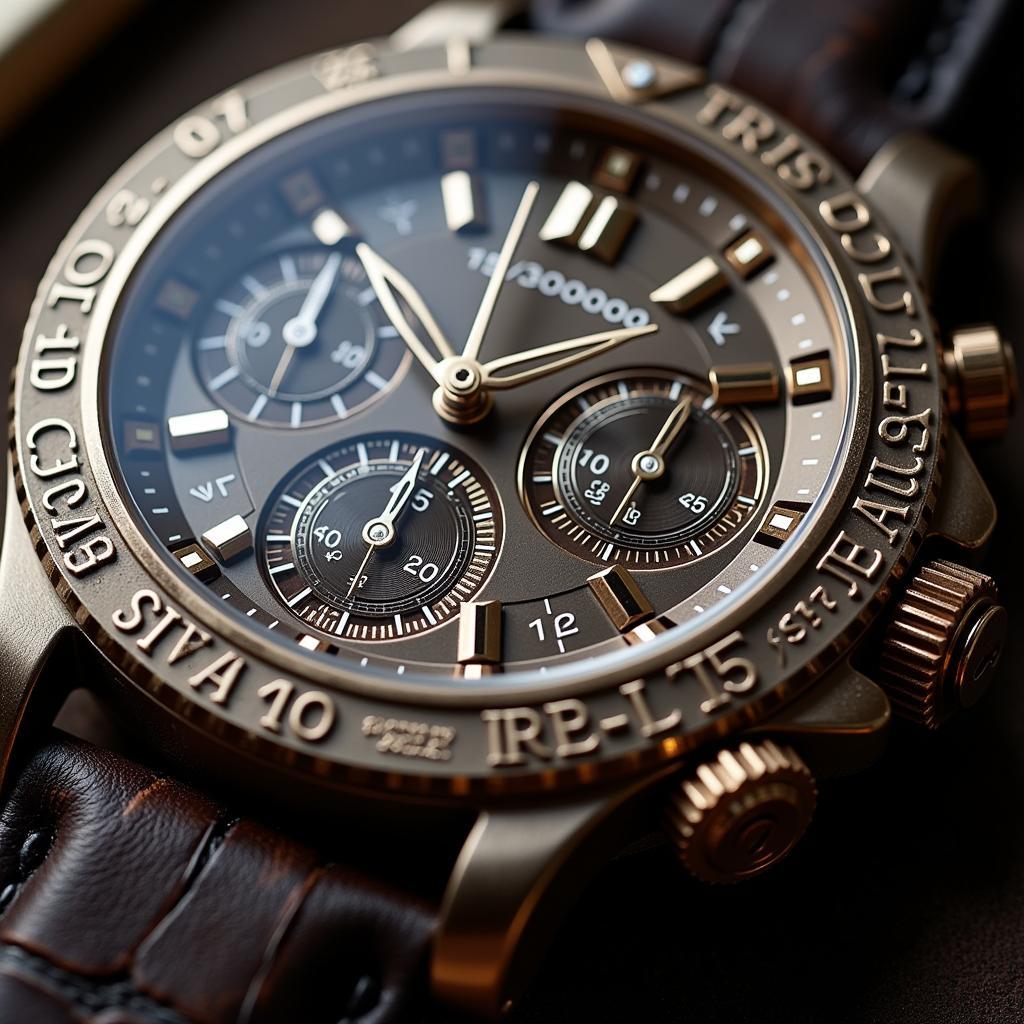 Close-up of a Luxurious Limited Edition Watch