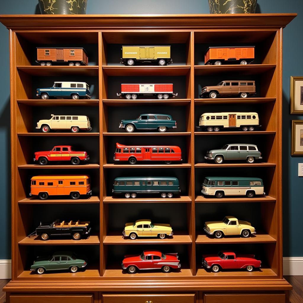 Lionel Car Collection on Display