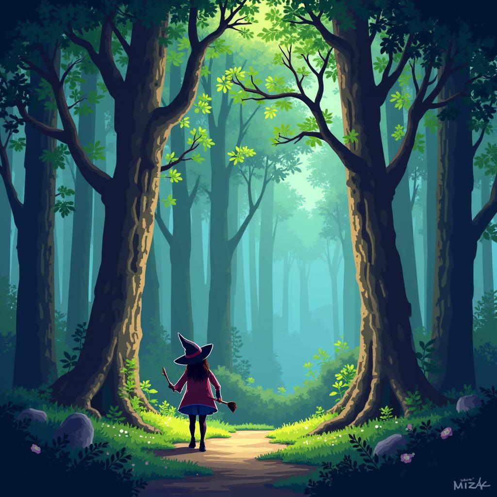 Little Witch in the Woods Environment