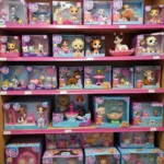 Littlest Pet Shop Toys on Display