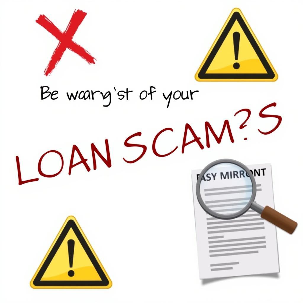 Red flags indicating a loan scam