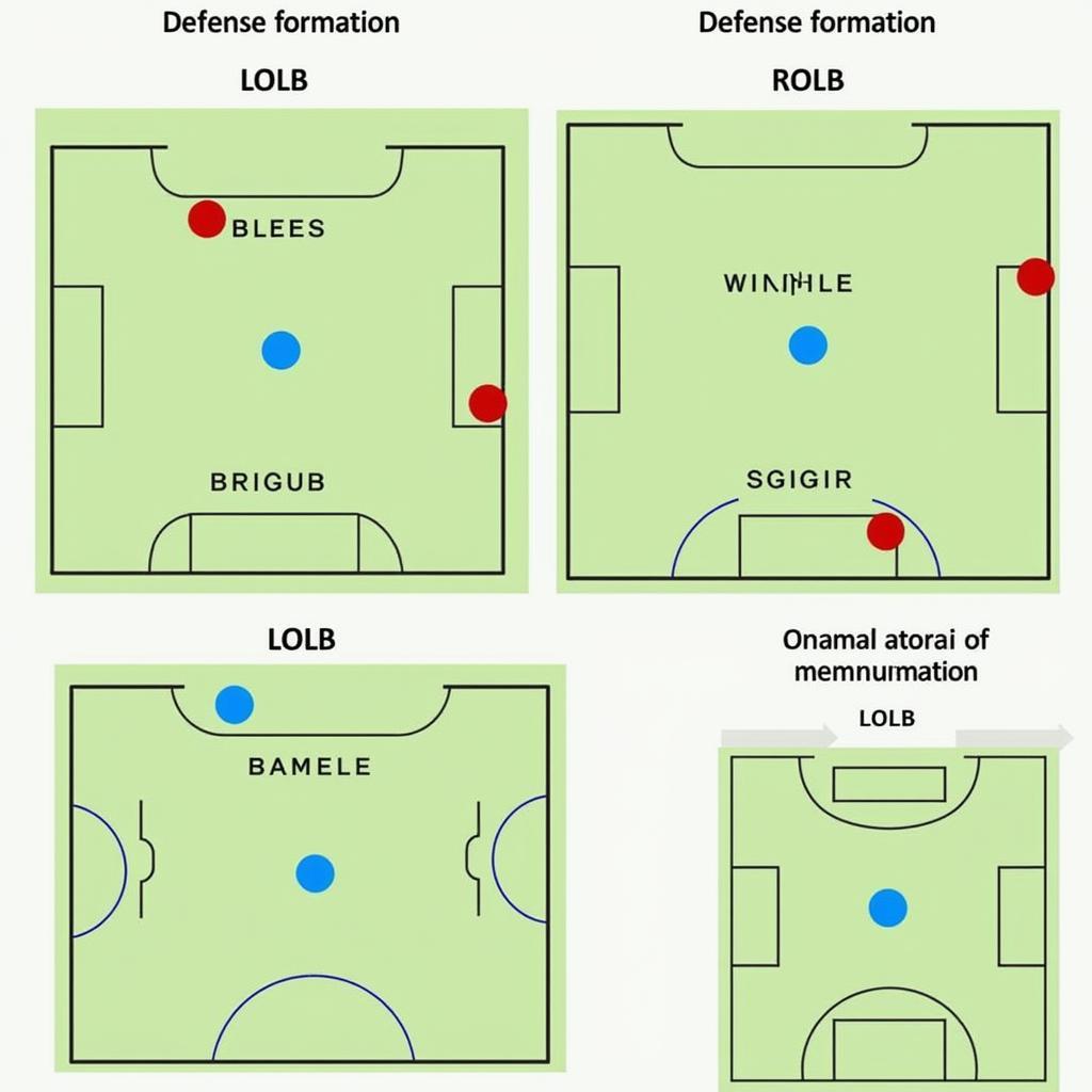 LOLB and ROLB in Different Defensive Formations