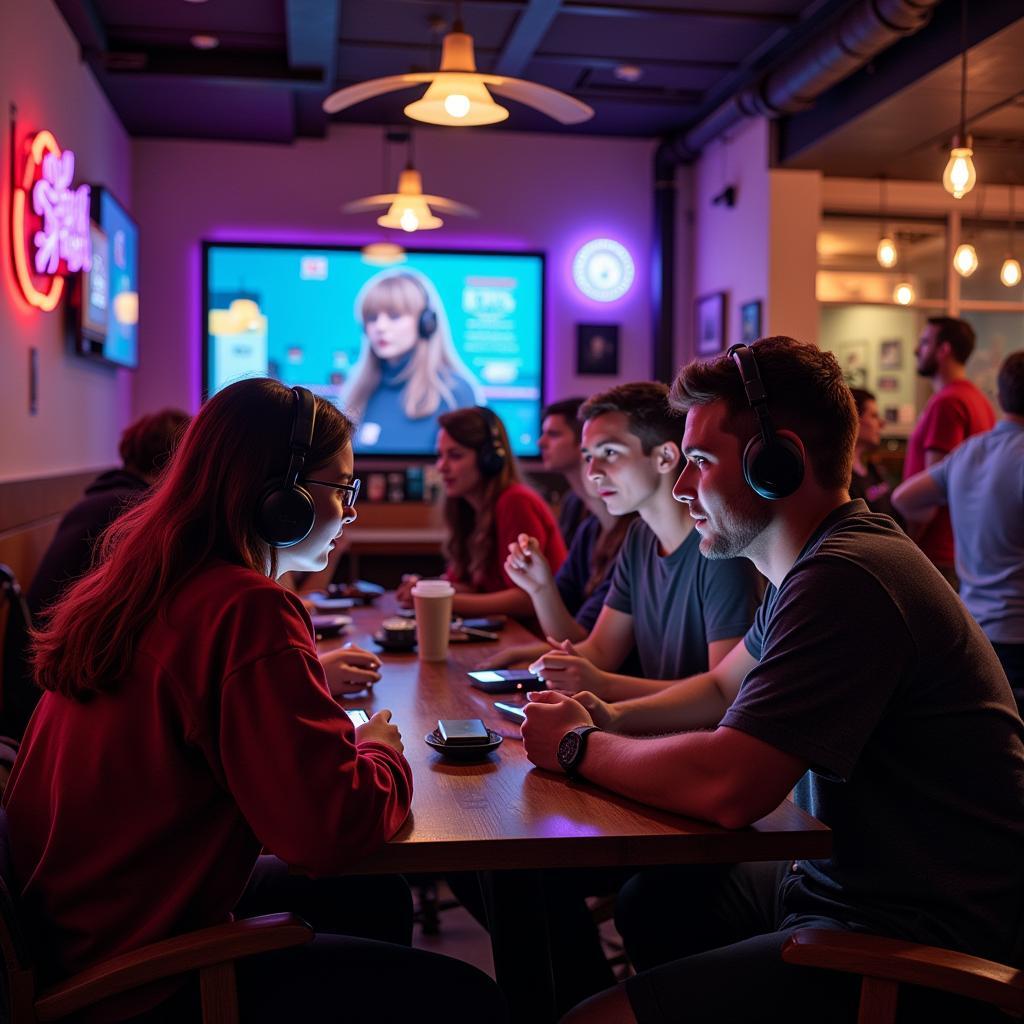 Connecting with Local Gamers at a Gaming Cafe