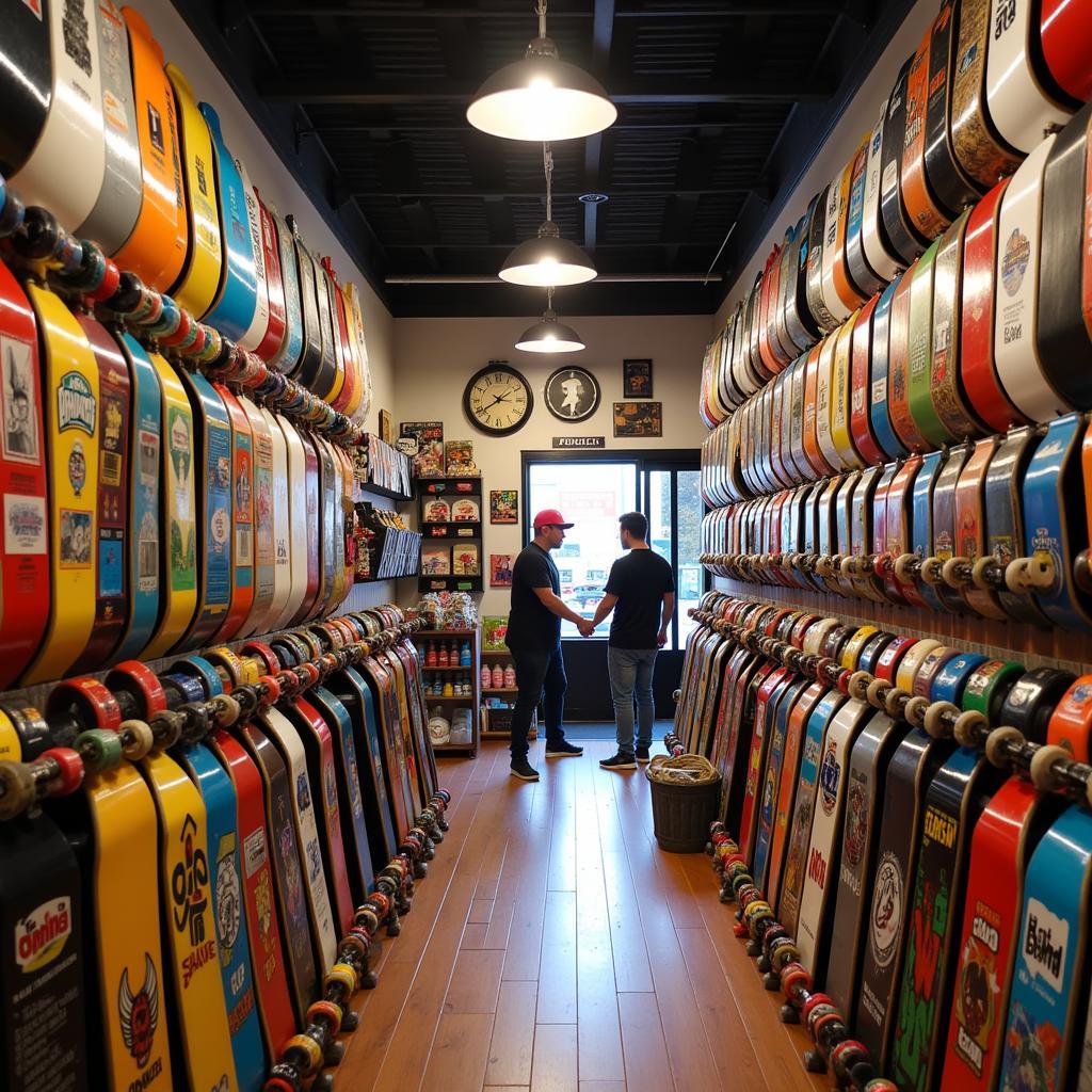 Local Skate Shop Interior