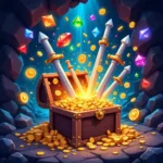 Epic Loot Explosion in a Fantasy Game