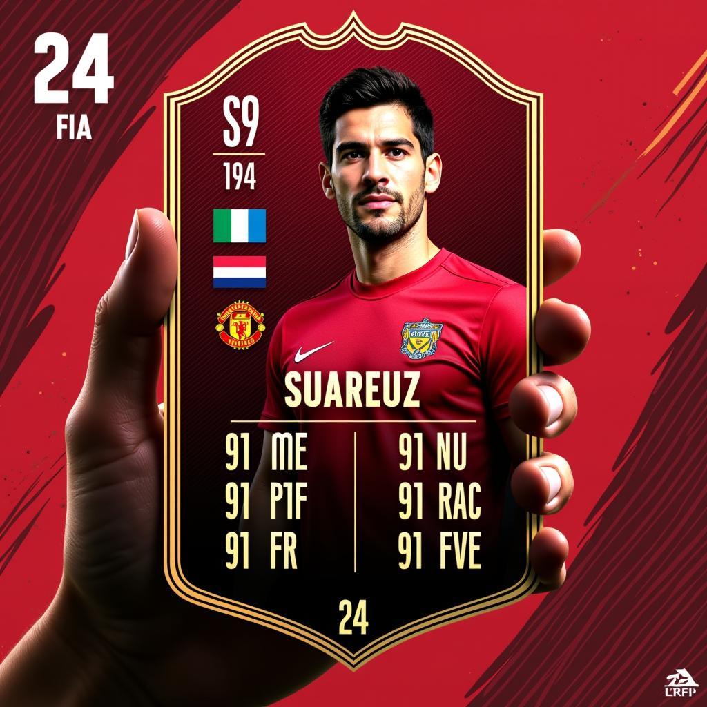 Luis Suarez FC 24 Card and Ratings