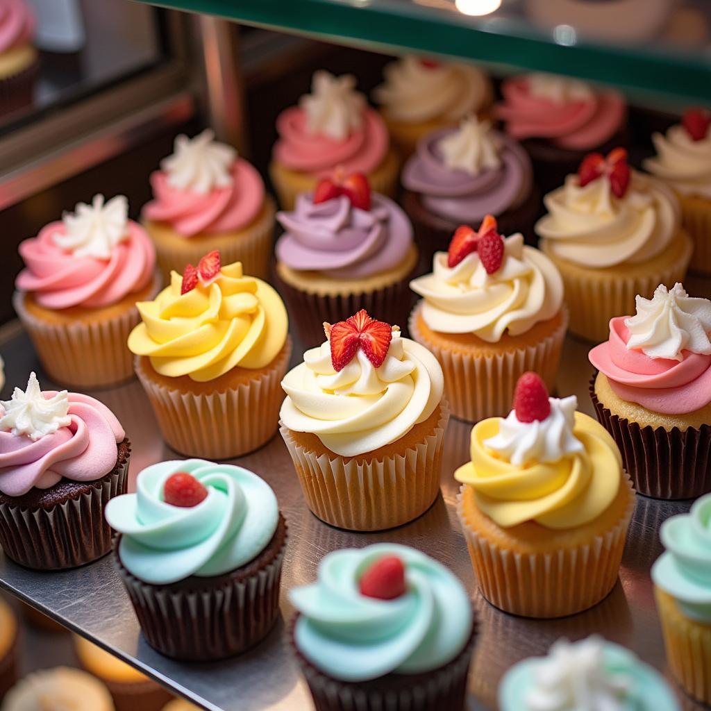 L'usine cupcake display in Ho Chi Minh City