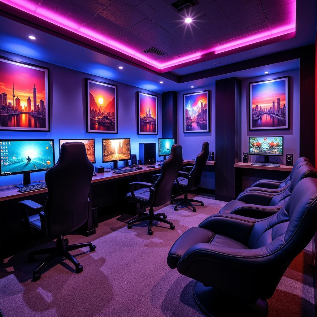 Luxury Game House with High-End Equipment