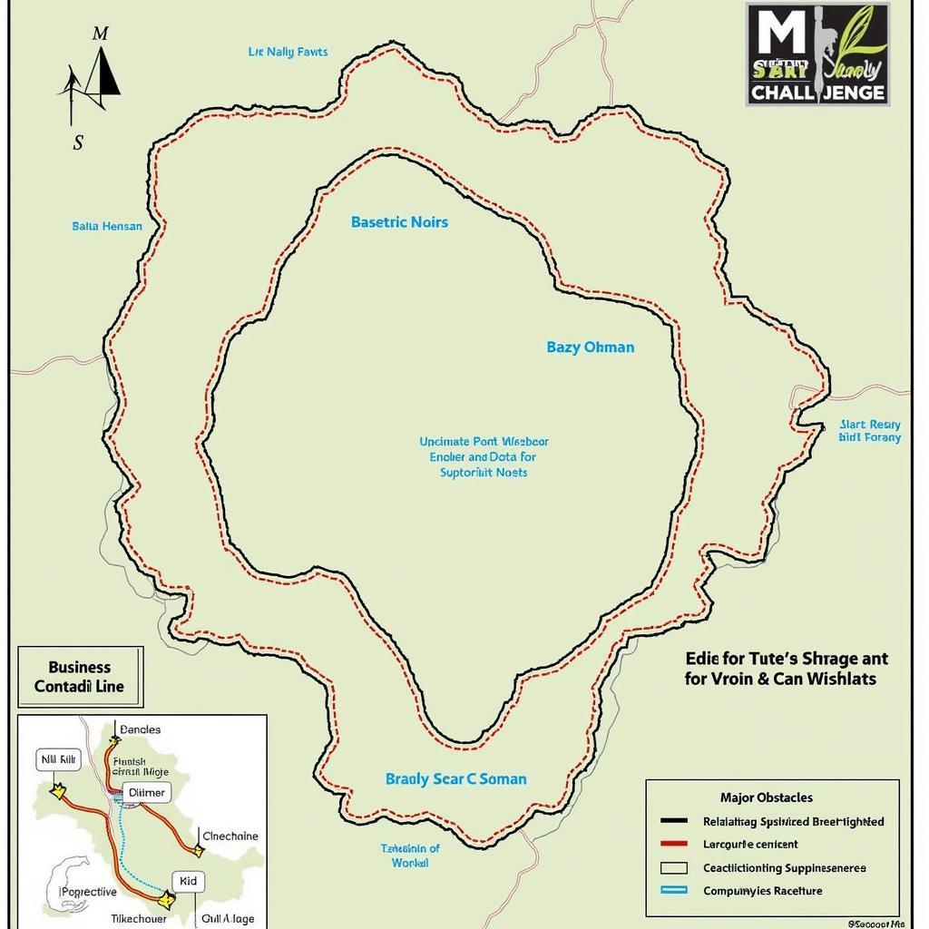 M-22 Challenge Course Map