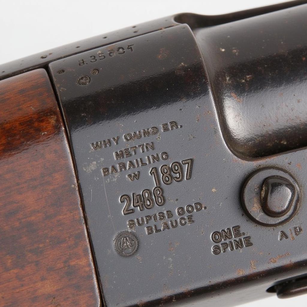 Identifying Marks on an M1897 Shotgun