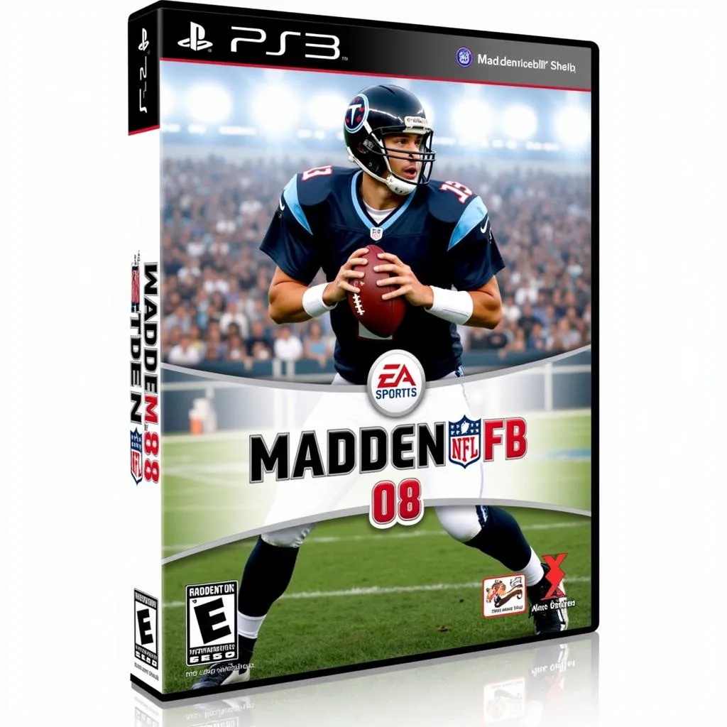 Madden NFL 08 Cover Featuring Vince Young