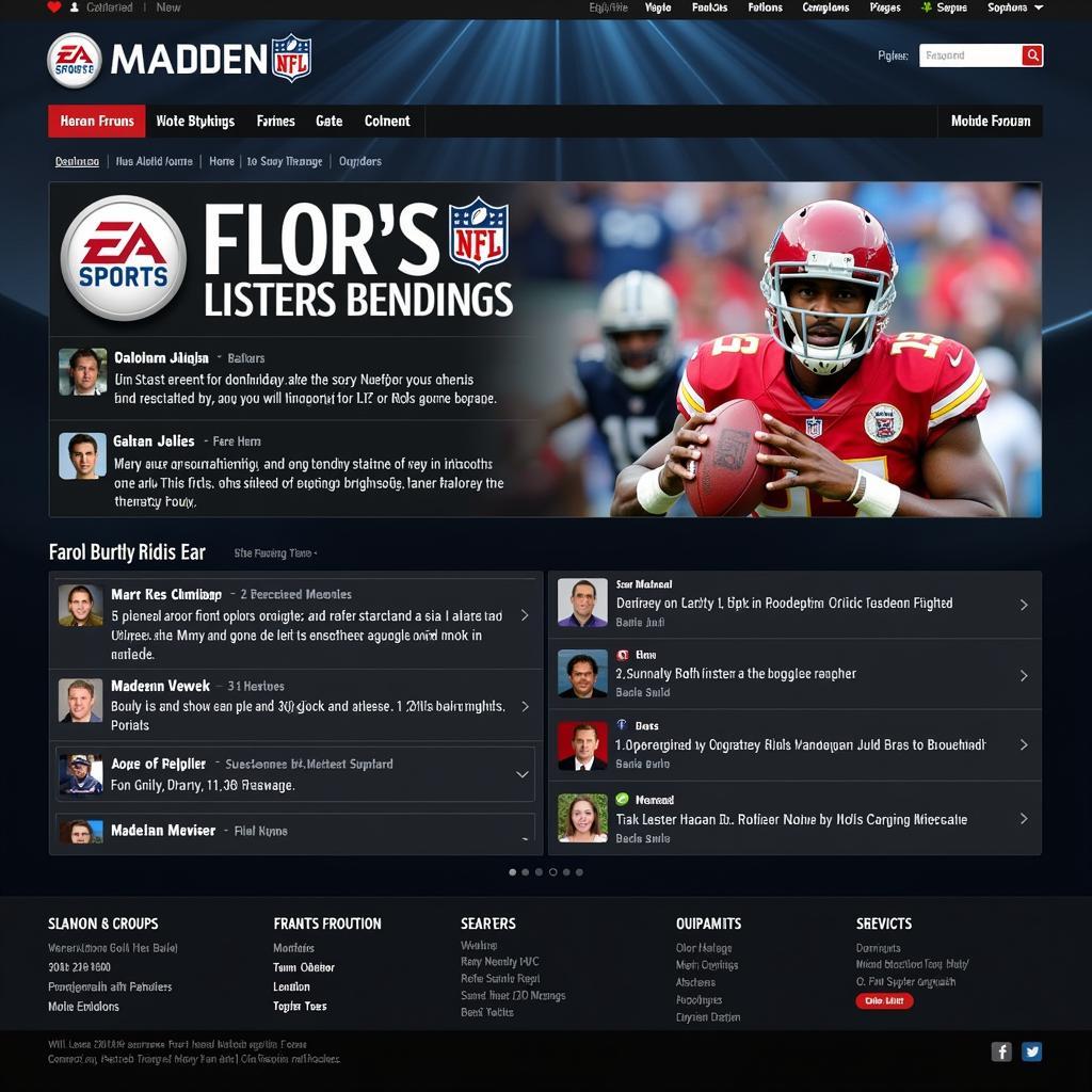 Madden NFL Online Community Forum