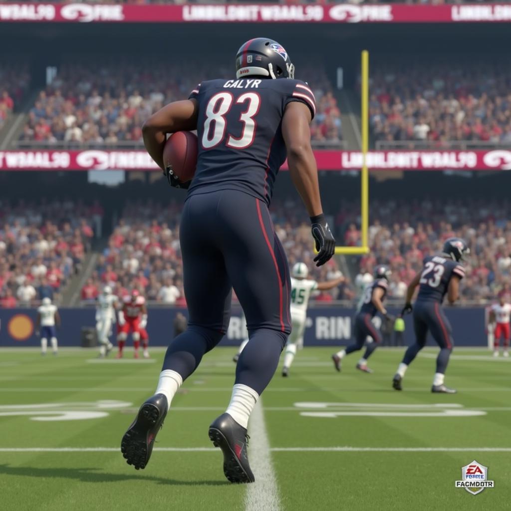 Willie Gay Jr. controlled by a player in Madden NFL