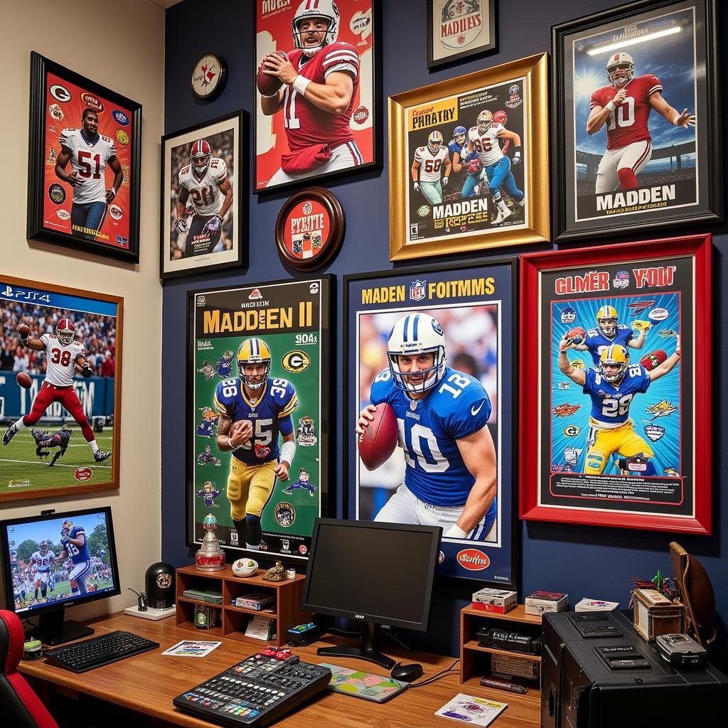 Madden Poster Wall Collage