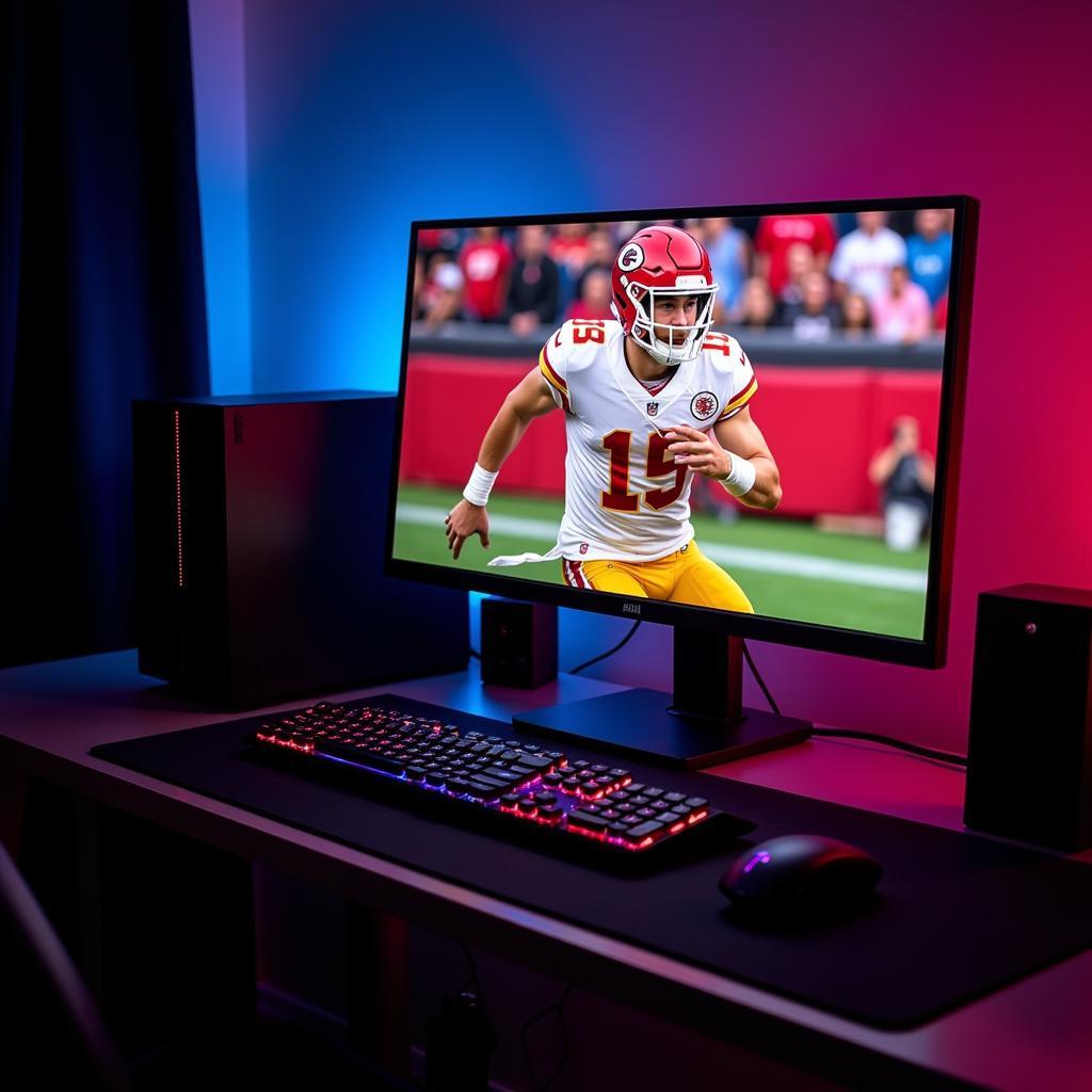 Madden Wallpaper Gaming Setup