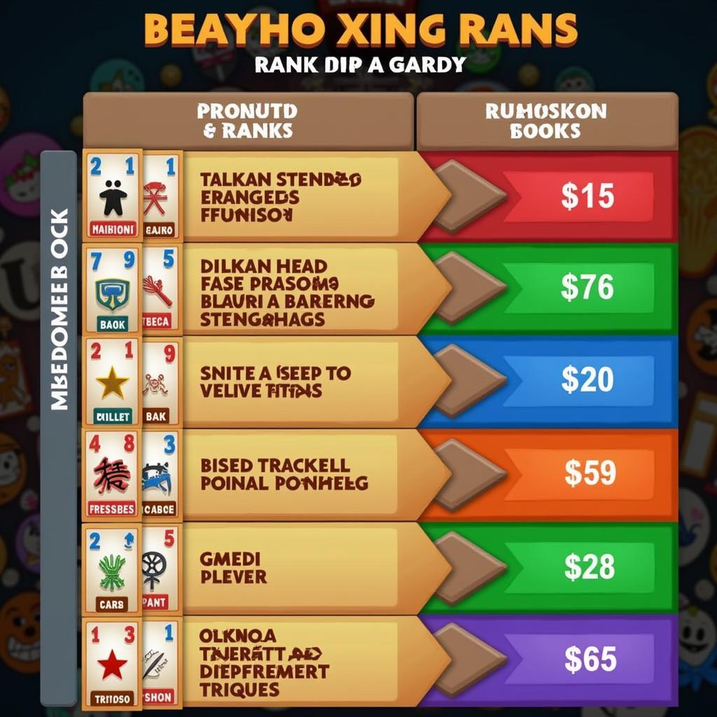 Mahjong Soul ranking system chart