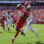 Mark Andrews Makes a Touchdown Catch