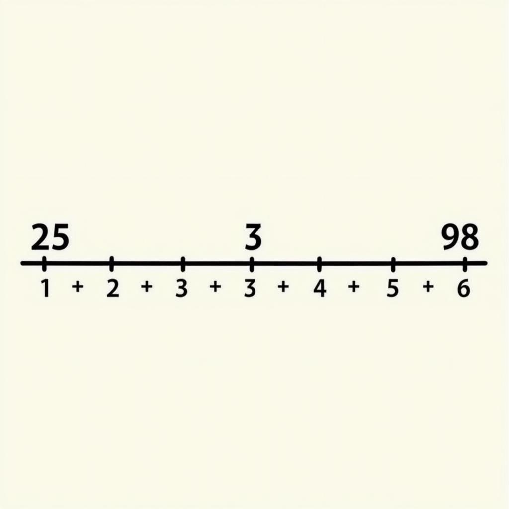 Mathematical Representation of 25 and 98