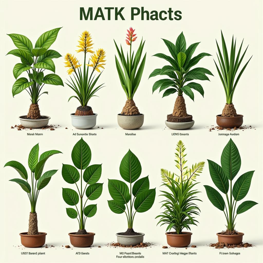 A Diverse Array of MATK Plants